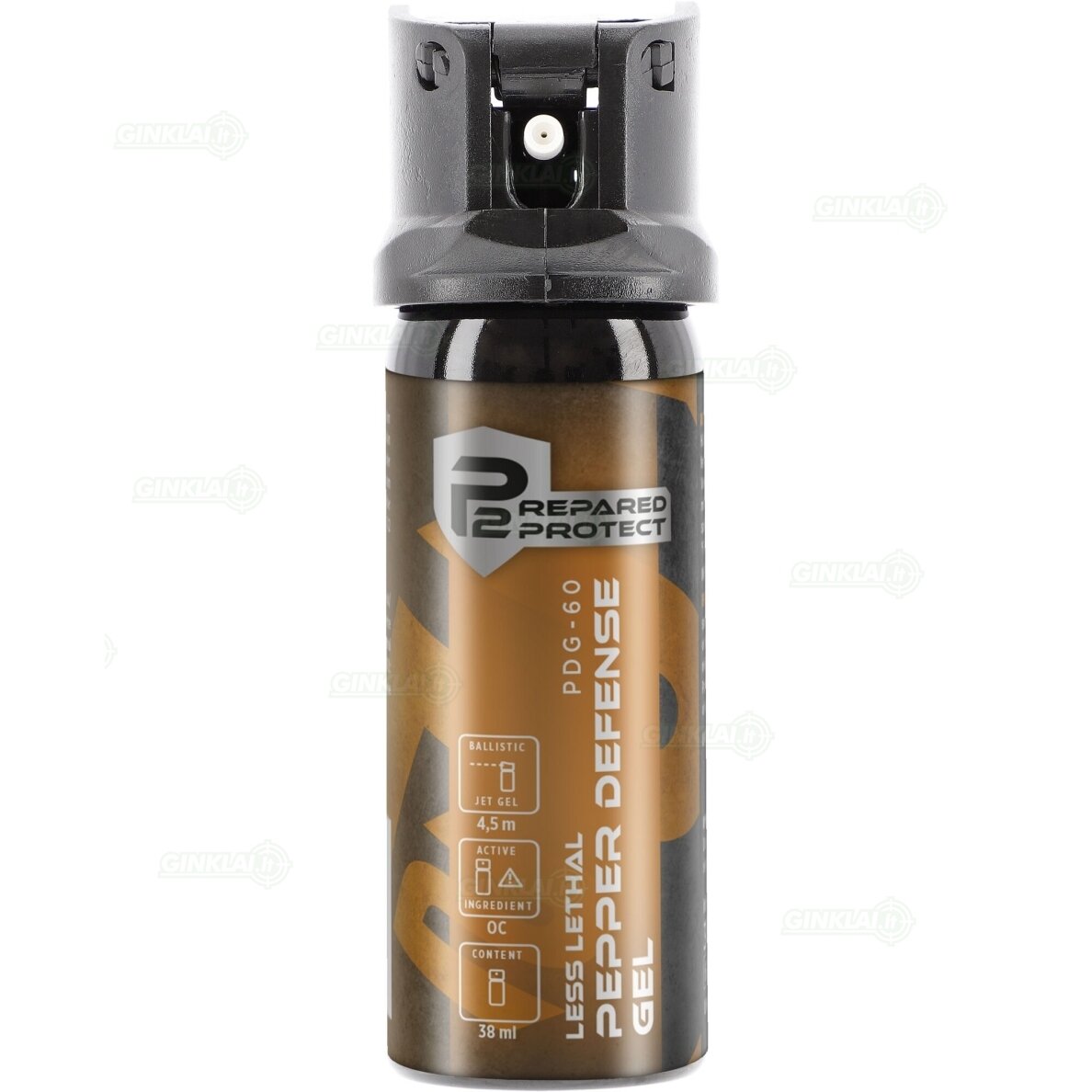 Dujinis balionėlis P2P PDG-60 Pepper Gel 38 ml gelinis čiurkšlė Dujinis balionėlis P2P PDG-60 Pepper Gel 38 ml gelinis čiurkšlė