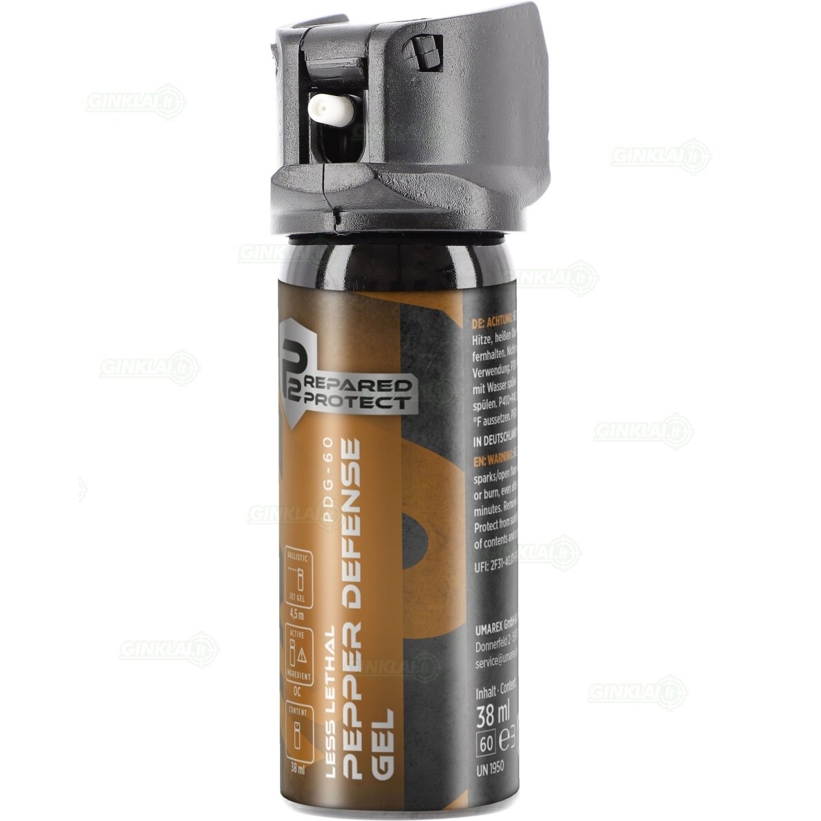 Dujinis balionėlis P2P PDG-60 Pepper Gel 38 ml gelinis čiurkšlė     1