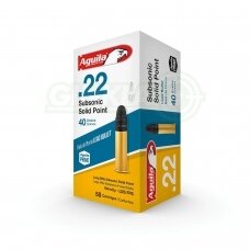 Aguila 22LR Subsonic Solid Point 2,6g 40gr
