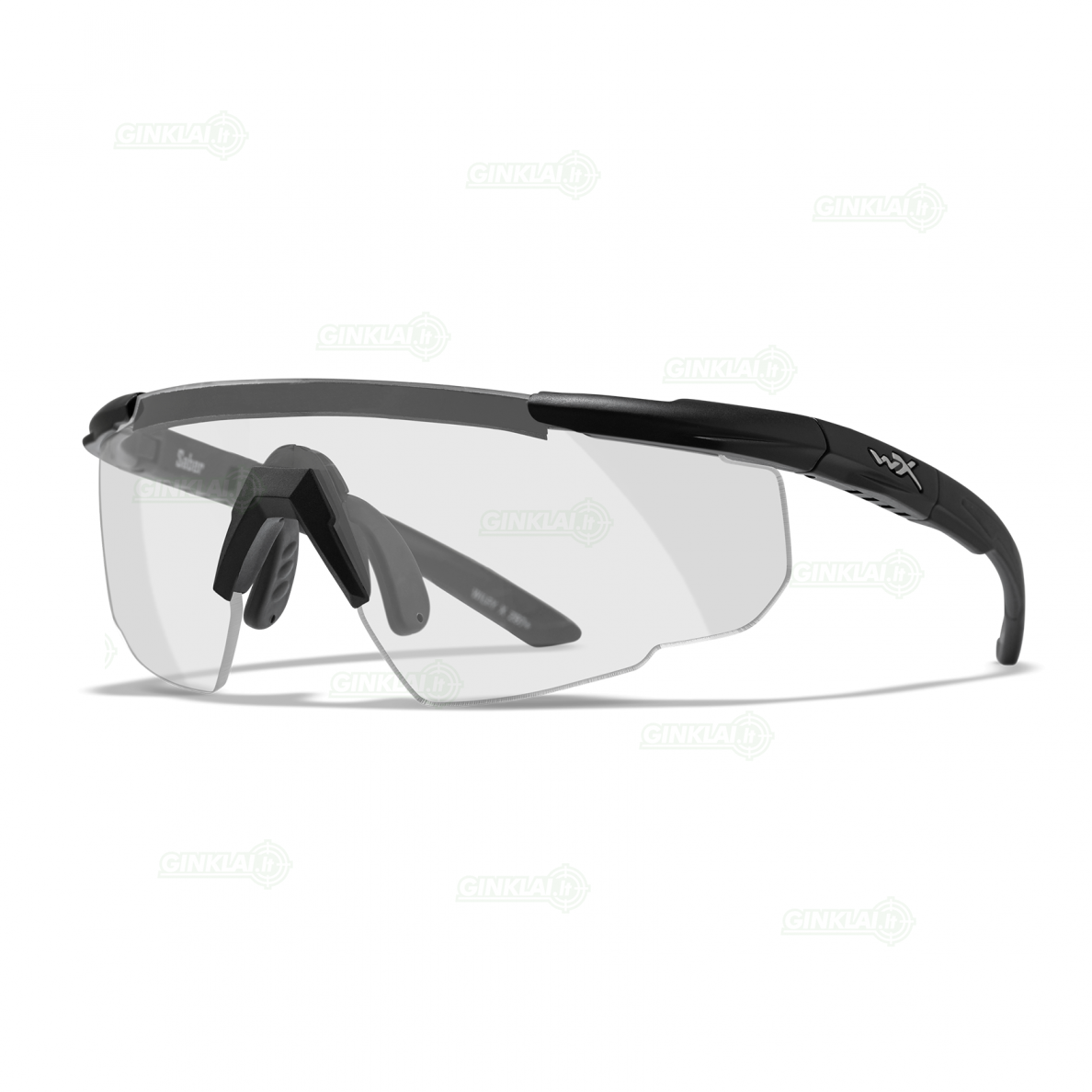 Akiniai Wiley X Saber Advanced, Clear, Matte Black