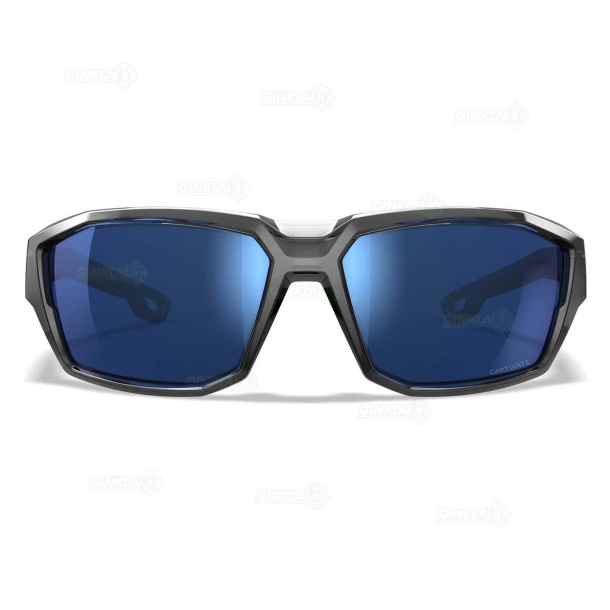 Akiniai Wiley X Alpine, Lenses Polarized Blue Mirror, Frame Gloss Crystal Grey 1