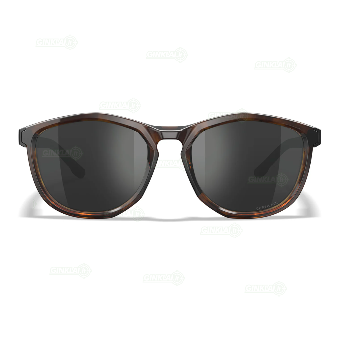 Akiniai Wiley X Bravo, Lenses Captivate Polarized Grey, Frame Gloss Tortoise Gloss Black 1