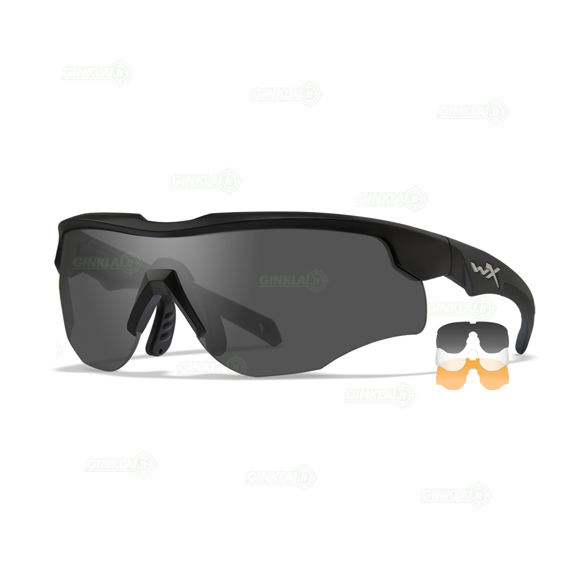 Akiniai Wiley X Rogue Clear, Smoke Grey, Light Rust, Matte Black Akiniai Wiley X Rogue Clear, Smoke Grey, Light Rust, Matte Black