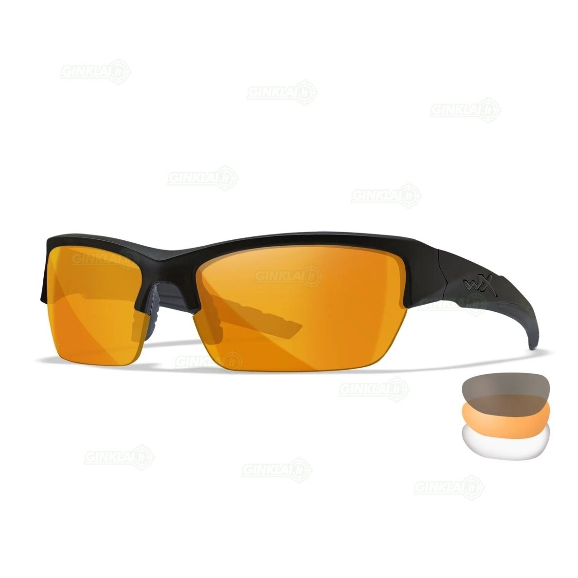 Akiniai Wiley X Valor Clear, Grey, Light Rust, Matte Black CHVAL06 Akiniai Wiley X Valor Clear, Grey, Light Rust, Matte Black CHVAL06