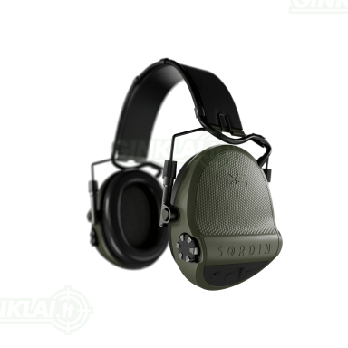 Aktyvios ausinės Sordin Supreme X2 Headband Žalios, Memoryfoam