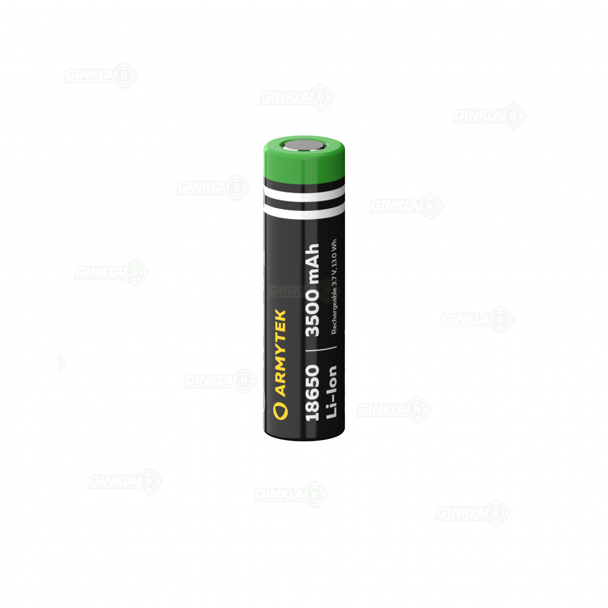 Armytek baterija 18650 Without PCB 3500mAh Armytek baterija 18650 Without PCB 3500mAh