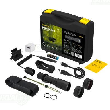 Armytek rinkinys Dobermann Extended Set 1000 lm White