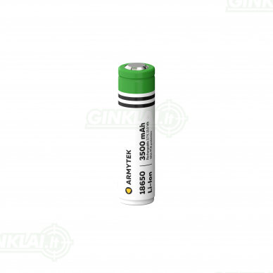 Armytek baterija 18650 with PCB 3500mAh Armytek baterija 18650 with PCB 3500mAh