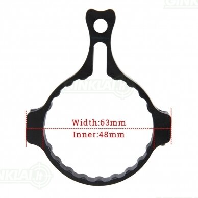 Artinimo keitimo rankenėlė Vector Optics Continental Riflescope Power Ring Throw Lever 3