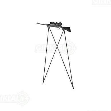 Atrama šaudymui 4StableSticks Bush Essential Black keturių kojų