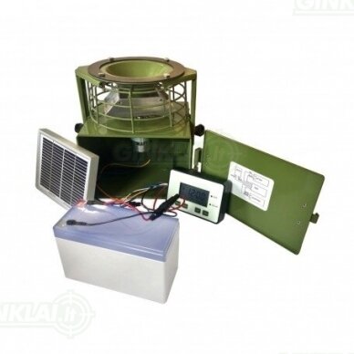 Automatinė šėrykla Huntera Feed-Pro M2 12V su saulės elementu 1