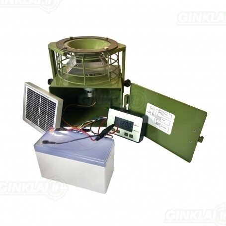 Automatinė šėrykla Huntera Feed-Pro M2 12V su saulės elementu 1 Automatinė šėrykla Huntera Feed-Pro M2 12V su saulės elementu 1