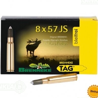 Brenneke 8x57 JS TAG 11,3g Brenneke 8x57 JS TAG 11,3g