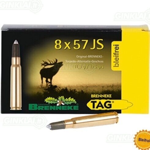 Brenneke 8x57 JS TAG 11,3g Brenneke 8x57 JS TAG 11,3g