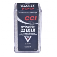CCI 22LR Stinger 22EX LR 2,07 g, 50 vnt.