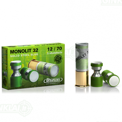 DDupleks Monolit 32 kulka 12 kal. 5 vnt. DDupleks Monolit 32 kulka 12 kal. 5 vnt.