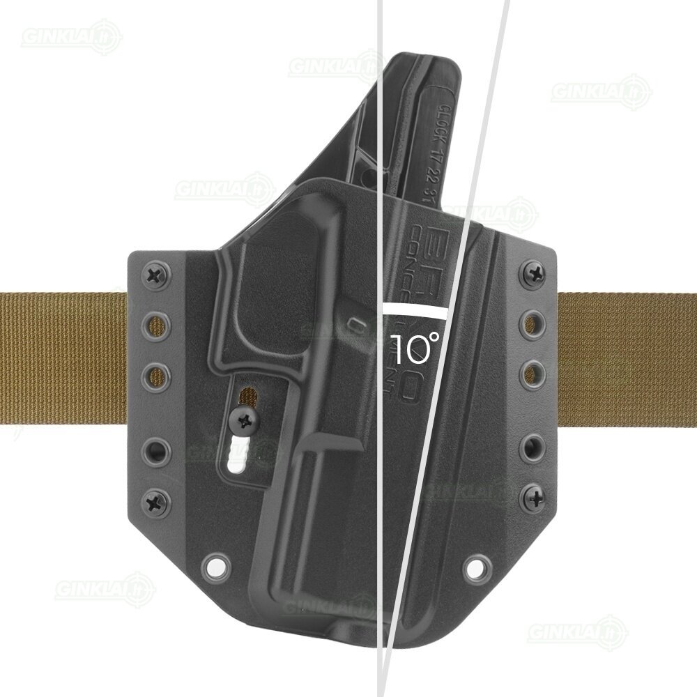 Dėklas pistoletui Bravo Concealment OWB Holster for Glock 17, 22, 31, 47 2 Dėklas pistoletui Bravo Concealment OWB Holster for Glock 17, 22, 31, 47 2