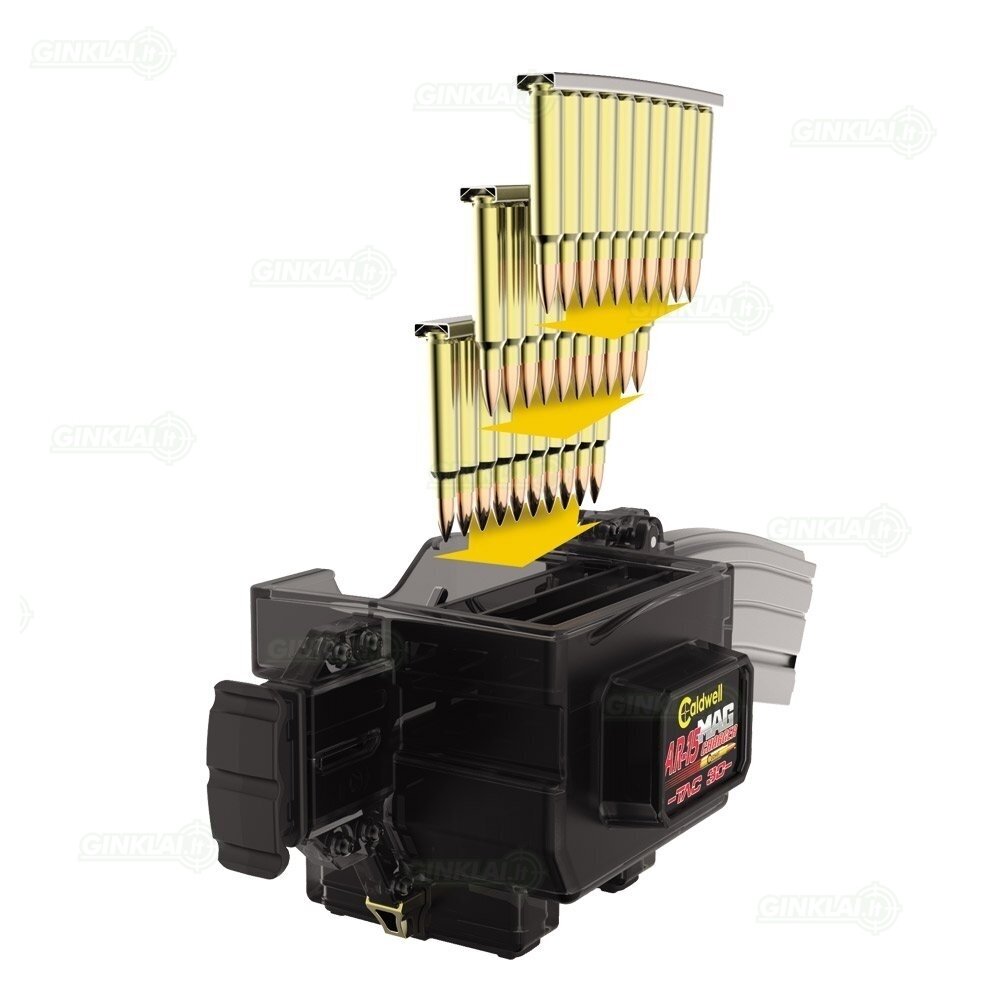 Dėtuvės užtaisymo įrankis Caldwell Mag Charger Tac-30 Speed Loader .223, 5.56, .204 2 Dėtuvės užtaisymo įrankis Caldwell Mag Charger Tac-30 Speed Loader .223, 5.56, .204 2