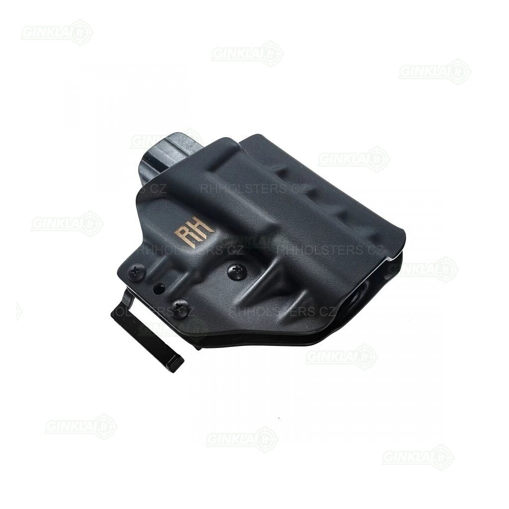 Dėklas pistoletui RH Holsters CZ P-10 C OWB Frogy Half Sweatguard, Speedloops 40, Black LH Dėklas pistoletui RH Holsters CZ P-10 C OWB Frogy Half Sweatguard, Speedloops 40, Black LH