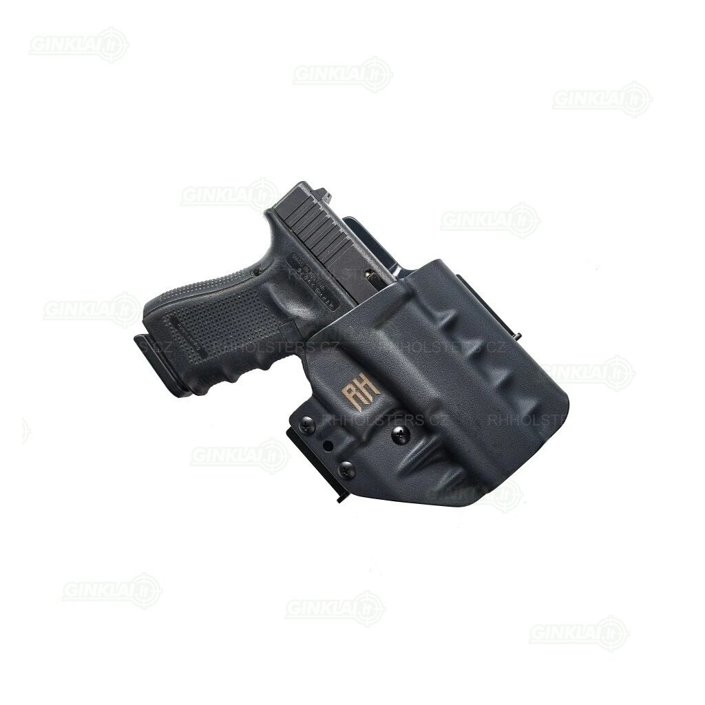 Dėklas pistoletui RH Holsters CZ P-10 C OWB Frogy Half Sweatguard, Speedloops 40, Black LH 2 Dėklas pistoletui RH Holsters CZ P-10 C OWB Frogy Half Sweatguard, Speedloops 40, Black LH 2