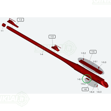 Detalė Bolt Holder Haenel Jaeger 10 Detalė Bolt Holder Haenel Jaeger 10