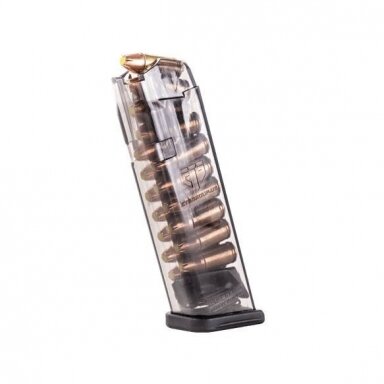 Dėtuvė Glock 17 ETS Polymer, Clear 17 rd 9x19 GLK-17BG