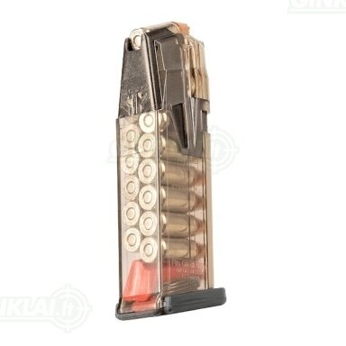 Dėtuvė Glock 19 ETS Omega Polymer, Clear 15 rd 9x19 OMG-GLK-19