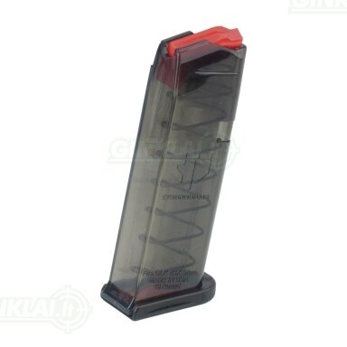 Dėtuvė Glock 43X, 48 ETS Polymer, Smoke Series 10 rd 9x19 SMK-GLK-43X