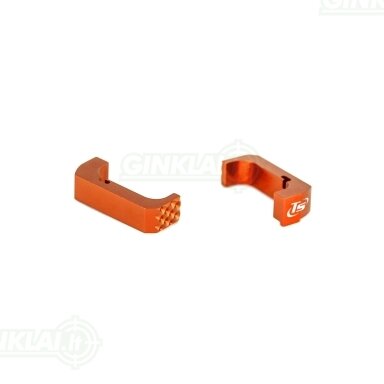Dėtuvės išmetimo mygtukas Toni System Oversized Interchangeable Magazine Release for Glock Gen4-5-6, Oranžinis PMPG5-OR