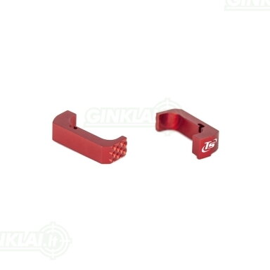 Dėtuvės išmetimo mygtukas Toni System Oversized Interchangeable Magazine Release for Glock Gen4-5-6, Raudonas PMPG5-RE
