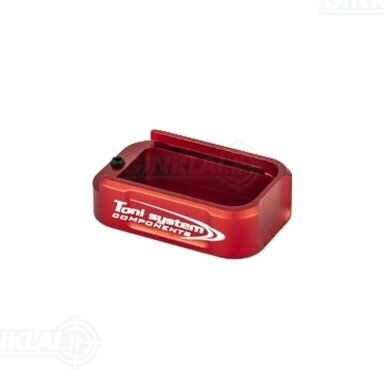 Dėtuvės plokštelė Toni System +1,5 Rounds Pad (for IPSC box) for CZ Shadow, Raudona PAD15CZ-RE