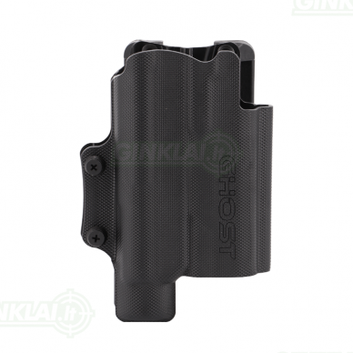 Dėklas pistoletui Ghost CivilianSF Glock 17 su TRL1, X200 ir X300 žibintuvėliais