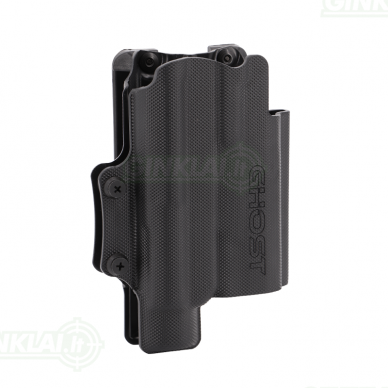 Dėklas pistoletui Ghost CivilianSF Glock 17 su TRL1, X200 ir X300 žibintuvėliais 1