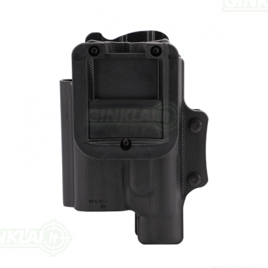 Dėklas pistoletui Ghost CivilianSF Glock 17 su TRL1, X200 ir X300 žibintuvėliais 2