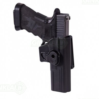 Dėklas pistoletui Glock 17 Helikon Release Button Belt Clip Dėklas pistoletui Glock 17 Helikon Release Button Belt Clip