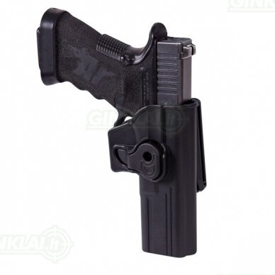 Dėklas pistoletui Glock 17 Helikon Release Button Belt Clip
