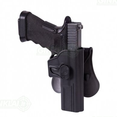 Dėklas pistoletui Glock 17 Helikon Release Button Paddle