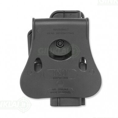 Dėklas pistoletui Glock 17/22/28/31 IMI Defense Roto Paddle kairės pusės IMI-Z1010LH