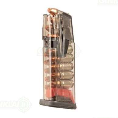 Dėtuvė Glock 19 ETS Omega Polymer, Clear 15 rd 9x19 OMG-GLK-19 2