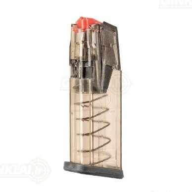 Dėtuvė Glock 19 ETS Omega Polymer, Clear 15 rd 9x19 OMG-GLK-19