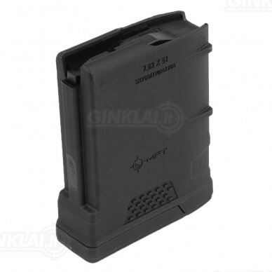 Dėtuvė MFT Polymer Magazine Extreme Duty 7.62x51/.308 10 Rounds Black 10EXD762x51-BL 1 Dėtuvė MFT Polymer Magazine Extreme Duty 7.62x51/.308 10 Rounds Black 10EXD762x51-BL 1