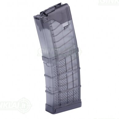 Dėtuvė Lancer 30 šūvių AR-15/M4 L5AWM Smoke 5,56x45, .223 kal Dėtuvė Lancer 30 šūvių AR-15/M4 L5AWM Smoke 5,56x45, .223 kal