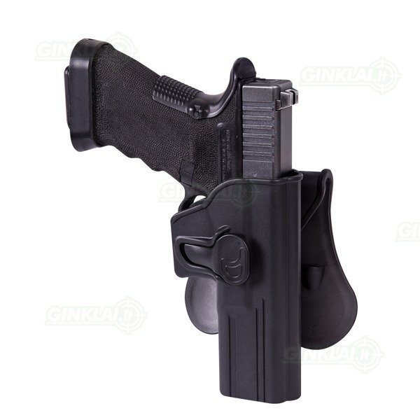 Dėklas pistoletui Glock 17 Helikon Release Button Paddle Dėklas pistoletui Glock 17 Helikon Release Button Paddle