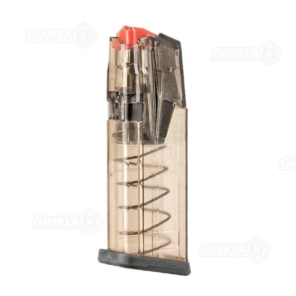 Dėtuvė Glock 19 ETS Omega Polymer, Clear 15 rd 9x19 OMG-GLK-19