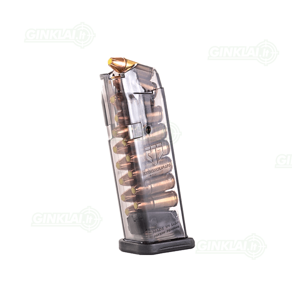 Dėtuvė Glock 19 ETS Polymer, Clear 15 rd 9x19 GLK-19