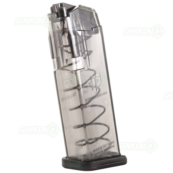 Dėtuvė Glock 19 ETS Polymer, Clear 15 rd 9x19 GLK-19 1