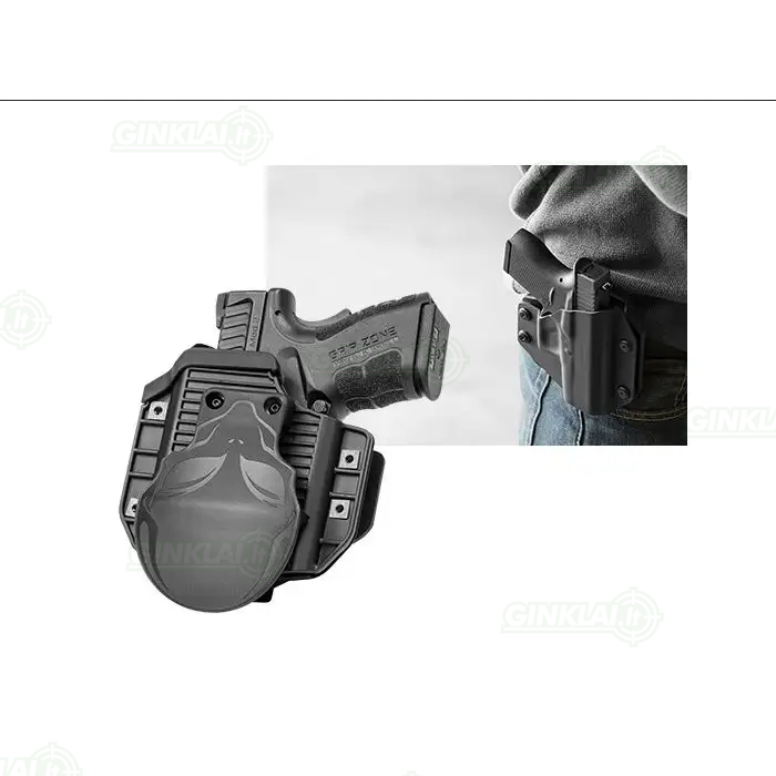 Dėklas Pistoletui Walther PDP 4,5" su optika Alien Gear OWB Cloak Mod 45 mm diržui 2 Dėklas Pistoletui Walther PDP 4,5" su optika Alien Gear OWB Cloak Mod 45 mm diržui 2