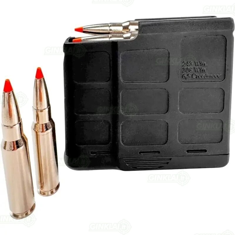Dėtuvė Haenel Jaeger, LR/ONE, .308, 6,5 Crd., .243 10 šūvių Dėtuvė Haenel Jaeger, LR/ONE, .308, 6,5 Crd., .243 10 šūvių