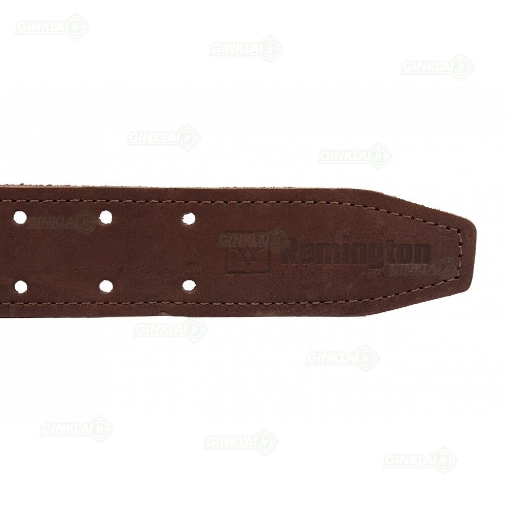 Diržas kelnėms odinis Belt Remington 100cm 45mm Rudas 1 Diržas kelnėms odinis Belt Remington 100cm 45mm Rudas 1