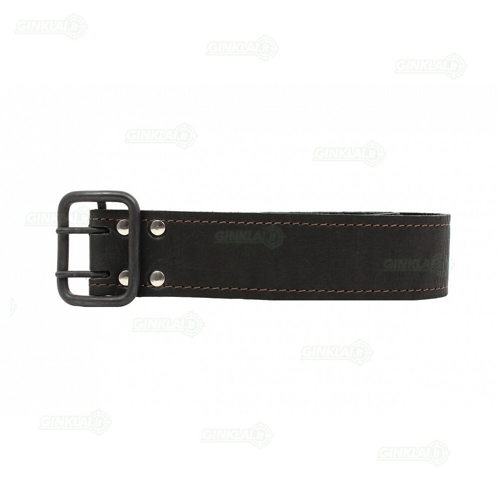 Diržas kelnėms odinis Belt Remington 100cm 45mm Juodas